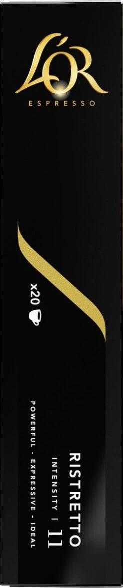 L'OR Espresso Ristretto Koffiecups - Intensiteit 11/12 - 10 X 20 Capsules 23 L'OR Espresso Ristretto Koffiecups - Intensiteit 11/12 - 10 X 20 Capsules -Koffie Tijd Winkel 251x1200 4