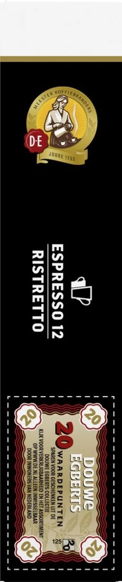 Douwe Egberts Espresso Ristretto (12) - 10 X 20 Koffiecups 15 Douwe Egberts Espresso Ristretto (12) - 10 X 20 Koffiecups -Koffie Tijd Winkel 253x1200 7