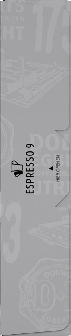 Douwe Egberts D.E Café Espresso Koffiecups - Intensiteit 9/12 - 10 X 20 Capsules 16 Douwe Egberts D.E Café Espresso Koffiecups - Intensiteit 9/12 - 10 X 20 Capsules -Koffie Tijd Winkel 254x1200