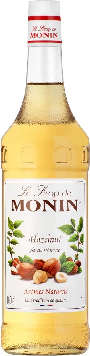 Monin Siroop Hazelnoot - Koffiesiroop - 1 Liter 3 Monin Siroop Hazelnoot - Koffiesiroop - 1 Liter
