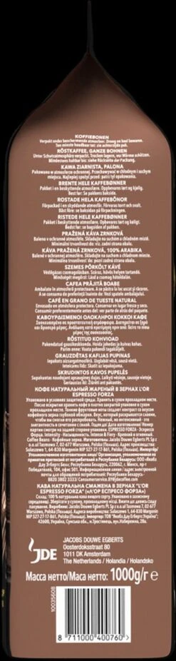 L'OR Forza Koffiebonen (9) - 4x 1000 Gram 9 L'OR Forza Koffiebonen (9) - 4x 1000 Gram -Koffie Tijd Winkel 320x1200