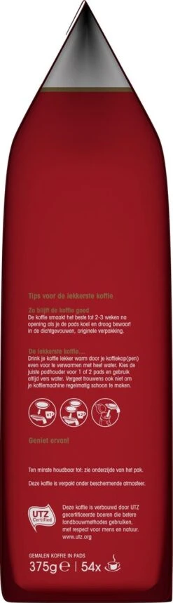 Douwe Egberts Aroma Rood Koffiepads - 4 X 54 Pads 13 Douwe Egberts Aroma Rood Koffiepads - 4 X 54 Pads -Koffie Tijd Winkel 345x1200