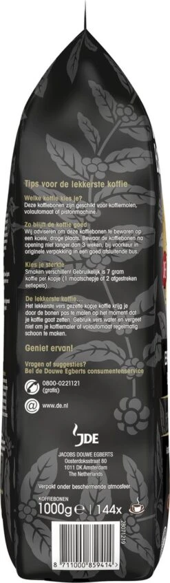 Douwe Egberts Espresso Koffiebonen - 4 X 1000 Gram - Extra Grote Verpakking -Koffie Tijd Winkel 350x1200 1