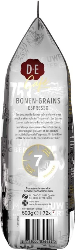 Douwe Egberts D.E Café Espresso Koffiebonen - Intensiteit 7/9 - 4 X 500 Gram 18 Douwe Egberts D.E Café Espresso Koffiebonen - Intensiteit 7/9 - 4 X 500 Gram -Koffie Tijd Winkel 364x1200 19