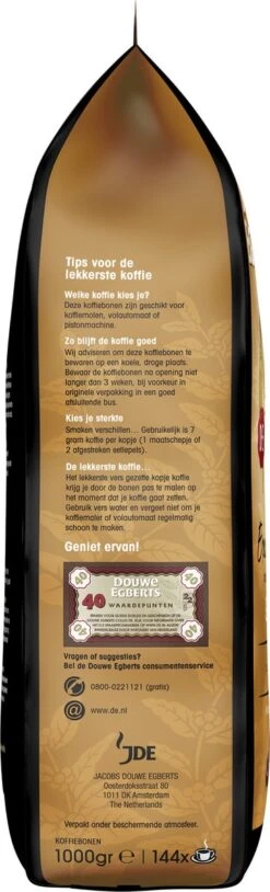 Douwe Egberts Excellent Gold Koffiebonen - 5/9 Intensiteit - 4 X 1kg 11 Douwe Egberts Excellent Gold Koffiebonen - 5/9 Intensiteit - 4 X 1kg -Koffie Tijd Winkel 364x1200 7