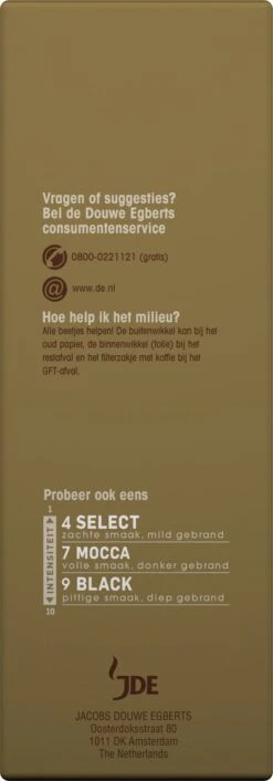 Douwe Egberts Excellent Filterkoffie - 6 X 500 Gram 14 Douwe Egberts Excellent Filterkoffie - 6 X 500 Gram -Koffie Tijd Winkel 420x1200 3