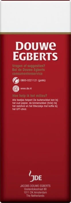 Douwe Egberts Aroma Rood Donker Filterkoffie - 6 X 500 Gram -Koffie Tijd Winkel 420x1200 7