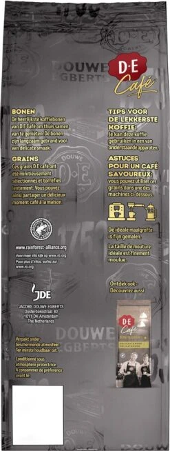 Douwe Egberts D.E Café Espresso Koffiebonen - Intensiteit 7/9 - 4 X 500 Gram 13 Douwe Egberts D.E Café Espresso Koffiebonen - Intensiteit 7/9 - 4 X 500 Gram -Koffie Tijd Winkel 453x1200 13