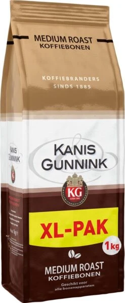 Kanis & Gunnink Medium Roast Koffiebonen - 4 X 1000 Gram - Voordeelverpakking 13 Kanis & Gunnink Medium Roast Koffiebonen - 4 X 1000 Gram - Voordeelverpakking -Koffie Tijd Winkel 497x1200