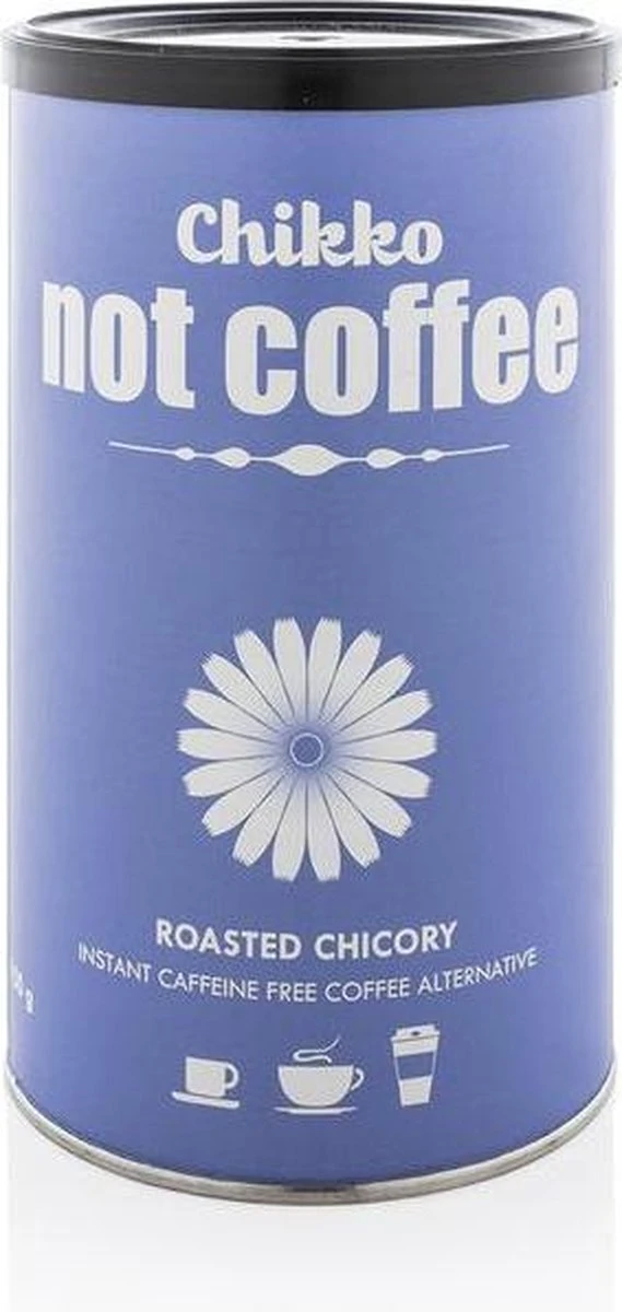 Chikko - Biologische Caffeïnevrije Koffievervanger - Geroosterde Cichorei -Roasted Chicory - 150 G 3 Chikko - Biologische Caffeïnevrije Koffievervanger - Geroosterde Cichorei -Roasted Chicory - 150 G