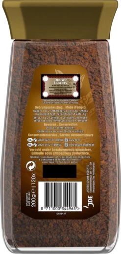 Douwe Egberts Gold Oploskoffie - 6 X Pot Van 200 Gram -Koffie Tijd Winkel 574x1200