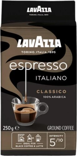 Lavazza Espresso Italiano Classico Gemalen / Filterkoffie - 8 X 250 Gram 13 Lavazza Espresso Italiano Classico Gemalen / Filterkoffie - 8 X 250 Gram -Koffie Tijd Winkel 592x1200 1
