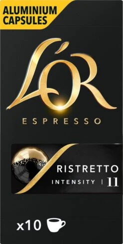 L'OR Espresso Ristretto (11) - 10 X 10 Koffiecups 20 L'OR Espresso Ristretto (11) - 10 X 10 Koffiecups -Koffie Tijd Winkel 607x1200 1