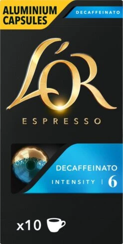 L'OR Espresso Decaffeinato Koffiecups - Intensiteit 6/12 - 10 X 10 Capsules 21 L'OR Espresso Decaffeinato Koffiecups - Intensiteit 6/12 - 10 X 10 Capsules -Koffie Tijd Winkel 607x1200 9