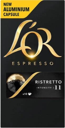 L'OR Espresso Ristretto (11) - 10 X 10 Koffiecups 23 L'OR Espresso Ristretto (11) - 10 X 10 Koffiecups -Koffie Tijd Winkel 611x1200
