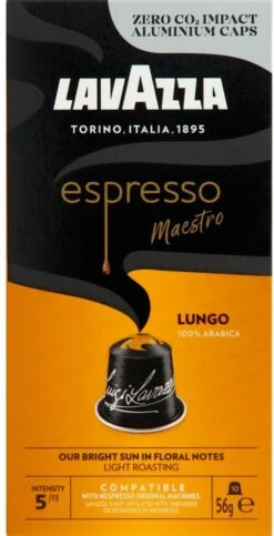 Lavazza Espresso Lungo - Aluminium Nespresso Capsules - 10 Stuks 13 Lavazza Espresso Lungo - Aluminium Nespresso Capsules - 10 Stuks -Koffie Tijd Winkel 614x1200 2