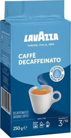Lavazza Caffe Decaffeinato Filterkoffie - 250 Gram X8 -Koffie Tijd Winkel 620x1200 1