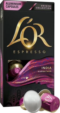 L'OR Espresso Origins India (10) - 10 X 10 Koffiecups 11 L'OR Espresso Origins India (10) - 10 X 10 Koffiecups -Koffie Tijd Winkel 647x1200