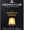 Aroma Club - Nespresso Compatible Capsules (120 St.) - No. 2 Smooth James - Intensiteit 3/5 - Espresso & Lungo - 100% Aluminium Koffiecups 1 Aroma Club - Nespresso Compatible Capsules (120 St.) - No. 2 Smooth James - Intensiteit 3/5 - Espresso & Lungo - 100% Aluminium Koffiecups -Koffie Tijd Winkel 661x1200