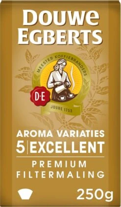 Douwe Egberts Excellent - Filterkoffie - 12 X 250 Gram 16 Douwe Egberts Excellent - Filterkoffie - 12 X 250 Gram -Koffie Tijd Winkel 699x1200 1