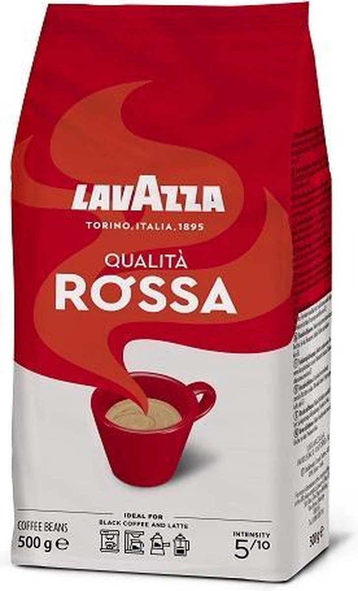 Lavazza Qualita Rossa Koffiebonen - 500 Gram X6 8 Lavazza Qualita Rossa Koffiebonen - 500 Gram X6 - Afbeelding 6