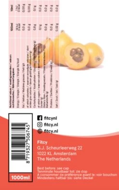 Fitcy | Koffiesiroop | Amaretto | Barista Syrup | Zero | Vegan | Vetvrij | Suikervrij | Keto-vriendelijk | Koffie | Siroop | MET DOSEERPOMP | 1L -Koffie Tijd Winkel 757x1200