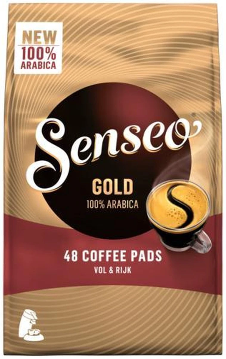 Senseo Gold Koffiepads 10 X 48 Stuks 4 Senseo Gold Koffiepads 10 X 48 Stuks - Afbeelding 2