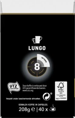 Douwe Egberts Lungo Intens (8) - 5 X 40 Koffiecups -Koffie Tijd Winkel 765x1200 2