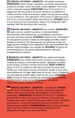 Fitcy | Koffiesiroop | Amaretto | Barista Syrup | Zero | Vegan | Vetvrij | Suikervrij | Keto-vriendelijk | Koffie | Siroop | MET DOSEERPOMP | 1L -Koffie Tijd Winkel 770x1200 6