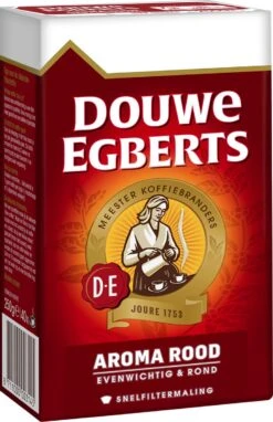 Douwe Egberts Aroma Rood Filterkoffie - 24 X 250 Gram -Koffie Tijd Winkel 775x1200