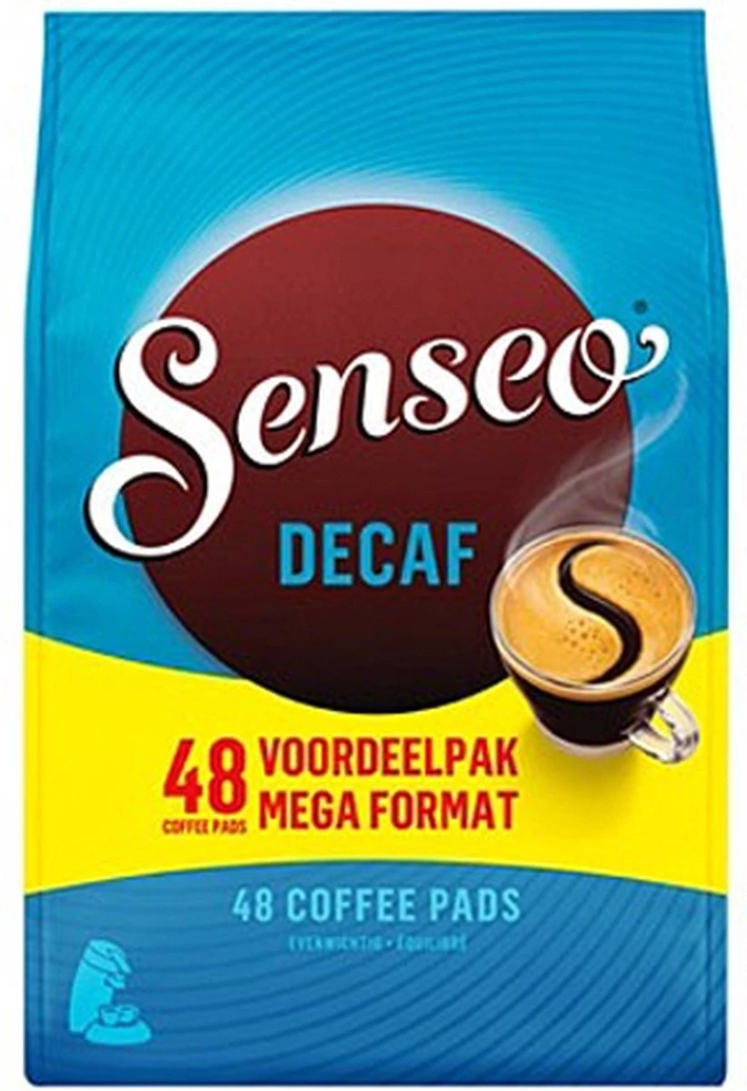 Senseo Decaf Koffiepads - 10 X 48 Stuks 4 Senseo Decaf Koffiepads - 10 X 48 Stuks - Afbeelding 2