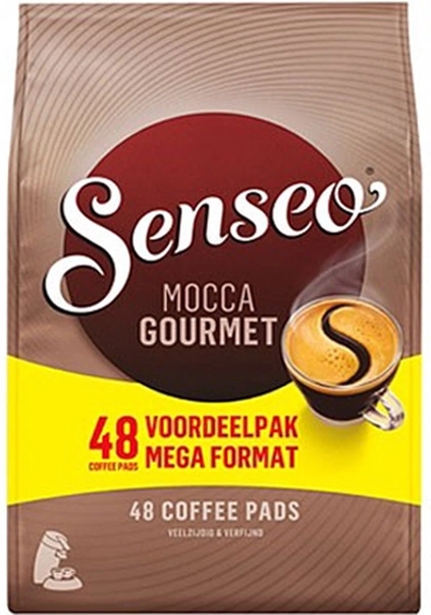 Senseo Mocca Gourmet Koffiepads - 10 X 48 Stuks 4 Senseo Mocca Gourmet Koffiepads - 10 X 48 Stuks - Afbeelding 2