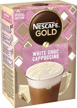 NESCAFE GOLD White Choc Cappuccino 6 Doosjes à 8 Zakjes 7 NESCAFE GOLD White Choc Cappuccino 6 Doosjes à 8 Zakjes -Koffie Tijd Winkel 857x1200 2