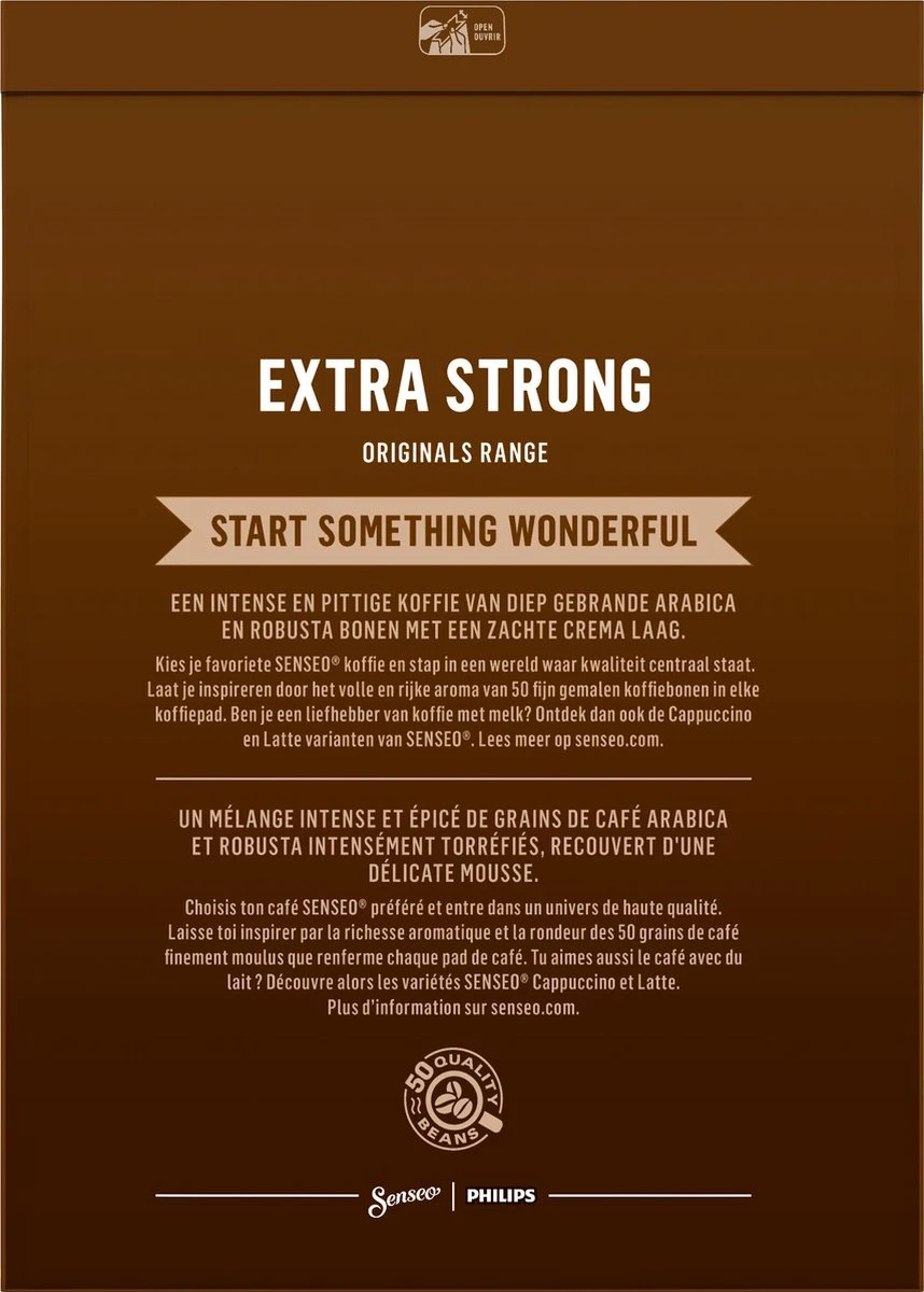 Senseo Extra Strong Koffiepads - 8/9 Intensiteit - 10 X 36 Pads 4 Senseo Extra Strong Koffiepads - 8/9 Intensiteit - 10 X 36 Pads - Afbeelding 2