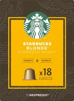Starbucks By Nespresso Capsules Blonde Espresso Roast - 7 Doosjes à 18 Koffiecups 8 Starbucks By Nespresso Capsules Blonde Espresso Roast - 7 Doosjes à 18 Koffiecups -Koffie Tijd Winkel 884x1200 1