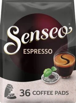 Senseo Espresso Koffiepads - 9/9 Intensiteit - 10 X 36 Pads -Koffie Tijd Winkel 887x1200