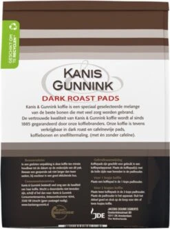 Kanis & Gunnink Dark Roast Koffiepads - 10 X 36 Pads 9 Kanis & Gunnink Dark Roast Koffiepads - 10 X 36 Pads -Koffie Tijd Winkel 894x1200