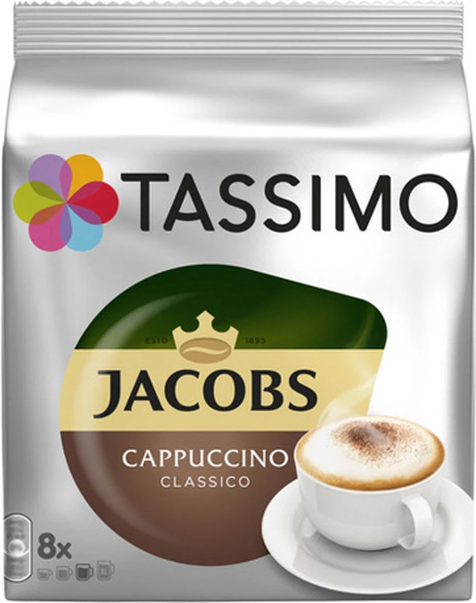 Tassimo - Jacobs Cappuccino Classico - 5x 8 T-Discs 4 Tassimo - Jacobs Cappuccino Classico - 5x 8 T-Discs - Afbeelding 2