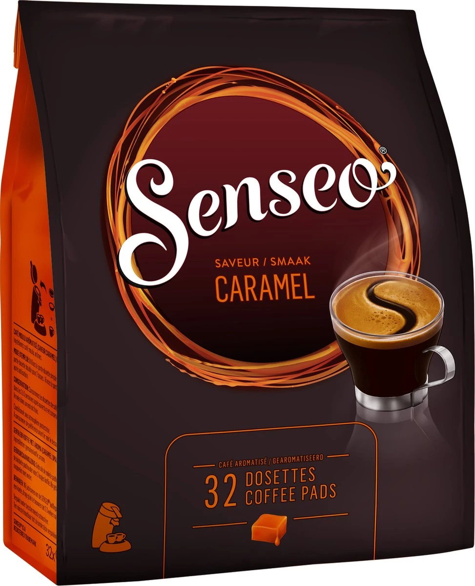 Senseo Caramel Koffiepads - 2/9 Intensiteit - 10 X 32 Pads 6 Senseo Caramel Koffiepads - 2/9 Intensiteit - 10 X 32 Pads - Afbeelding 4