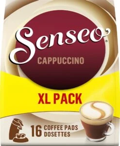 Senseo Cappuccino Koffiepads - 2/9 Intensiteit - 4 X 16 Pads - Voordeelverpakking 17 Senseo Cappuccino Koffiepads - 2/9 Intensiteit - 4 X 16 Pads - Voordeelverpakking -Koffie Tijd Winkel 981x1200 1