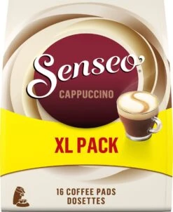 Senseo Cappuccino Koffiepads - 2/9 Intensiteit - 4 X 16 Pads - Voordeelverpakking 15 Senseo Cappuccino Koffiepads - 2/9 Intensiteit - 4 X 16 Pads - Voordeelverpakking -Koffie Tijd Winkel 982x1200 1